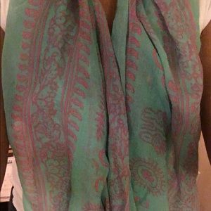 Indian print scarf